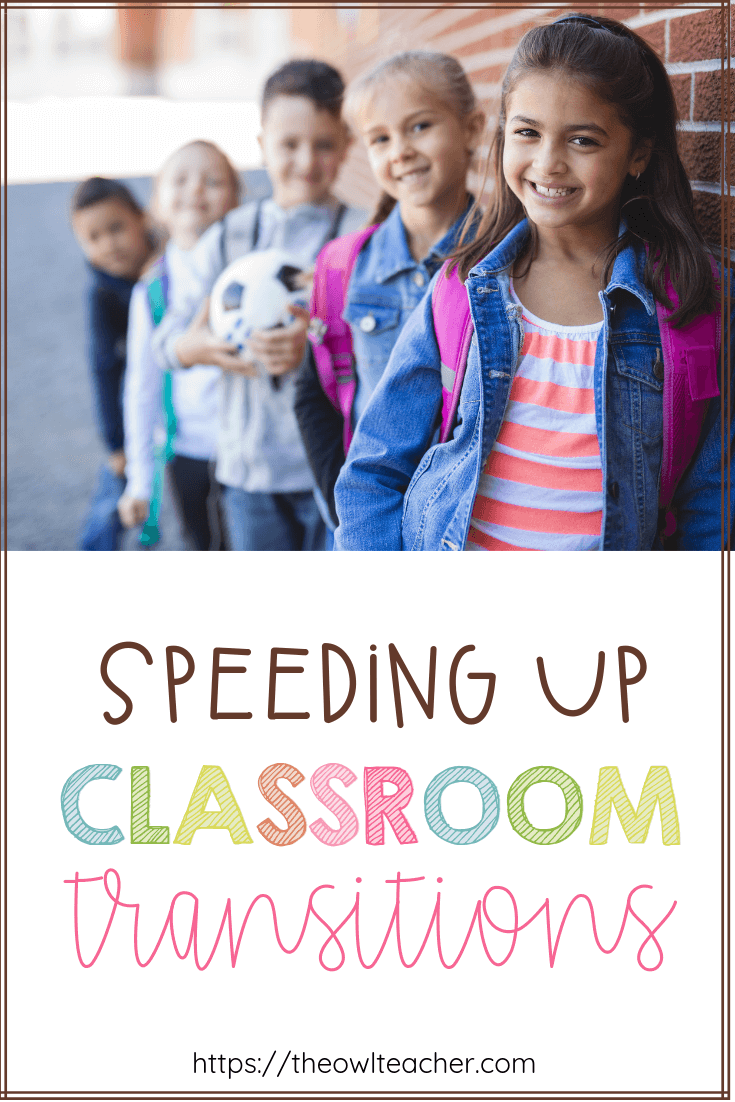 Dashing Up Classroom Transitions