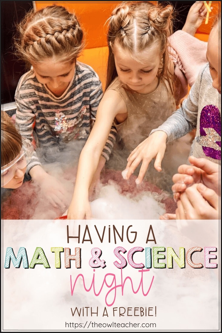Having a Math and Science Night time
