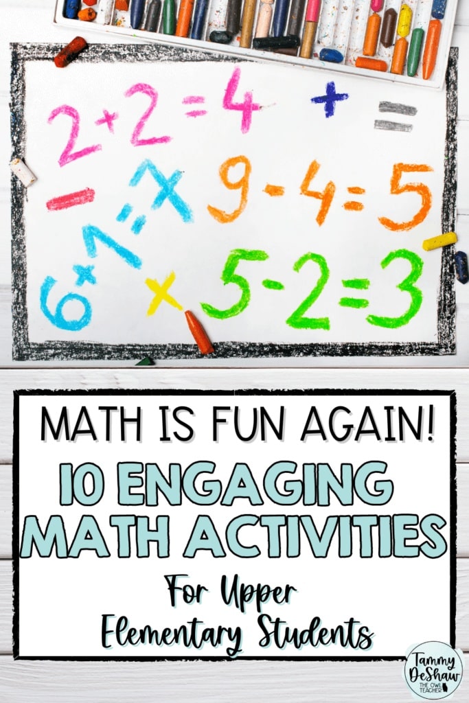 Math is Enjoyable Once more: 10 Partaking Math Actions for Higher Elementary College students