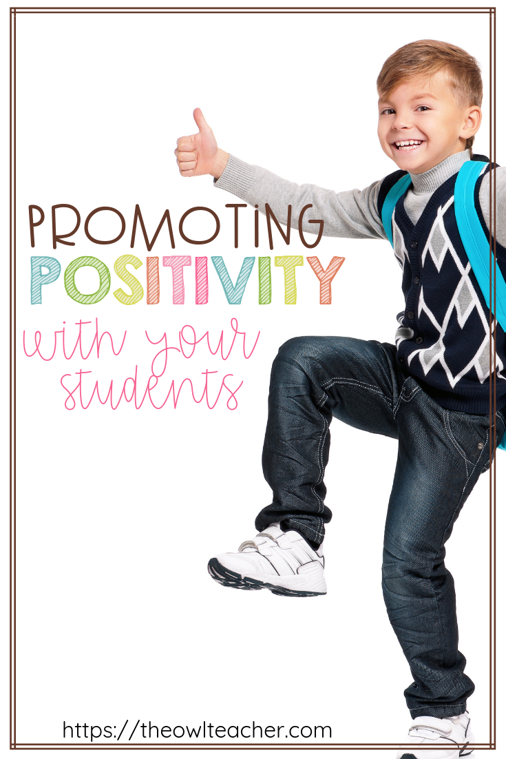 Selling Positivity along with your College students