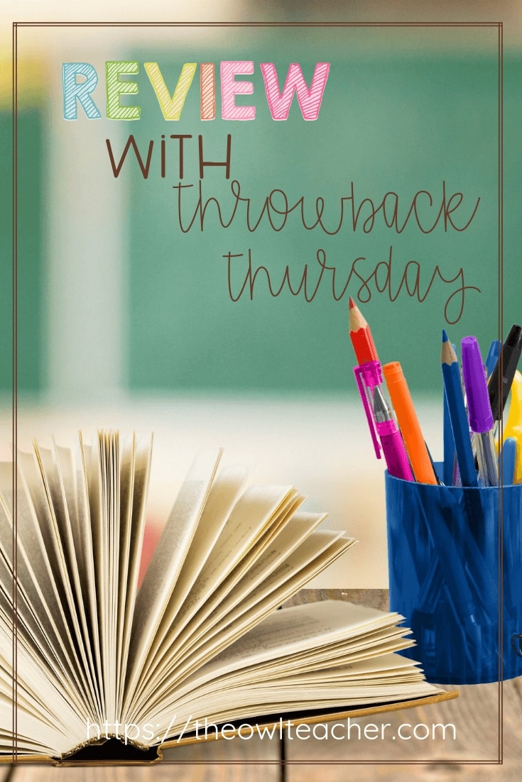 Assessment with Throwback Thursday