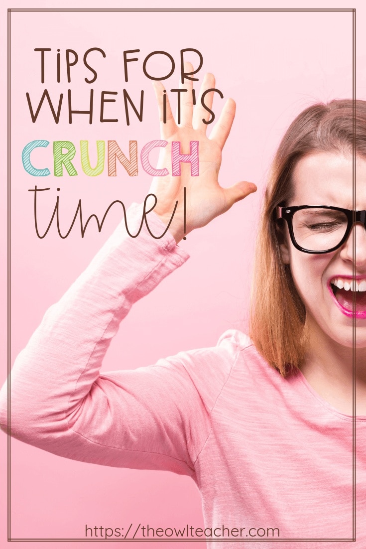 Suggestions for When It’s Crunch Time