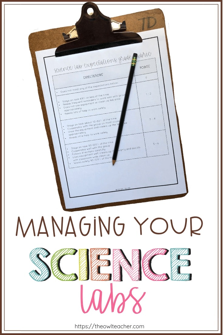 Managing Your Science Labs